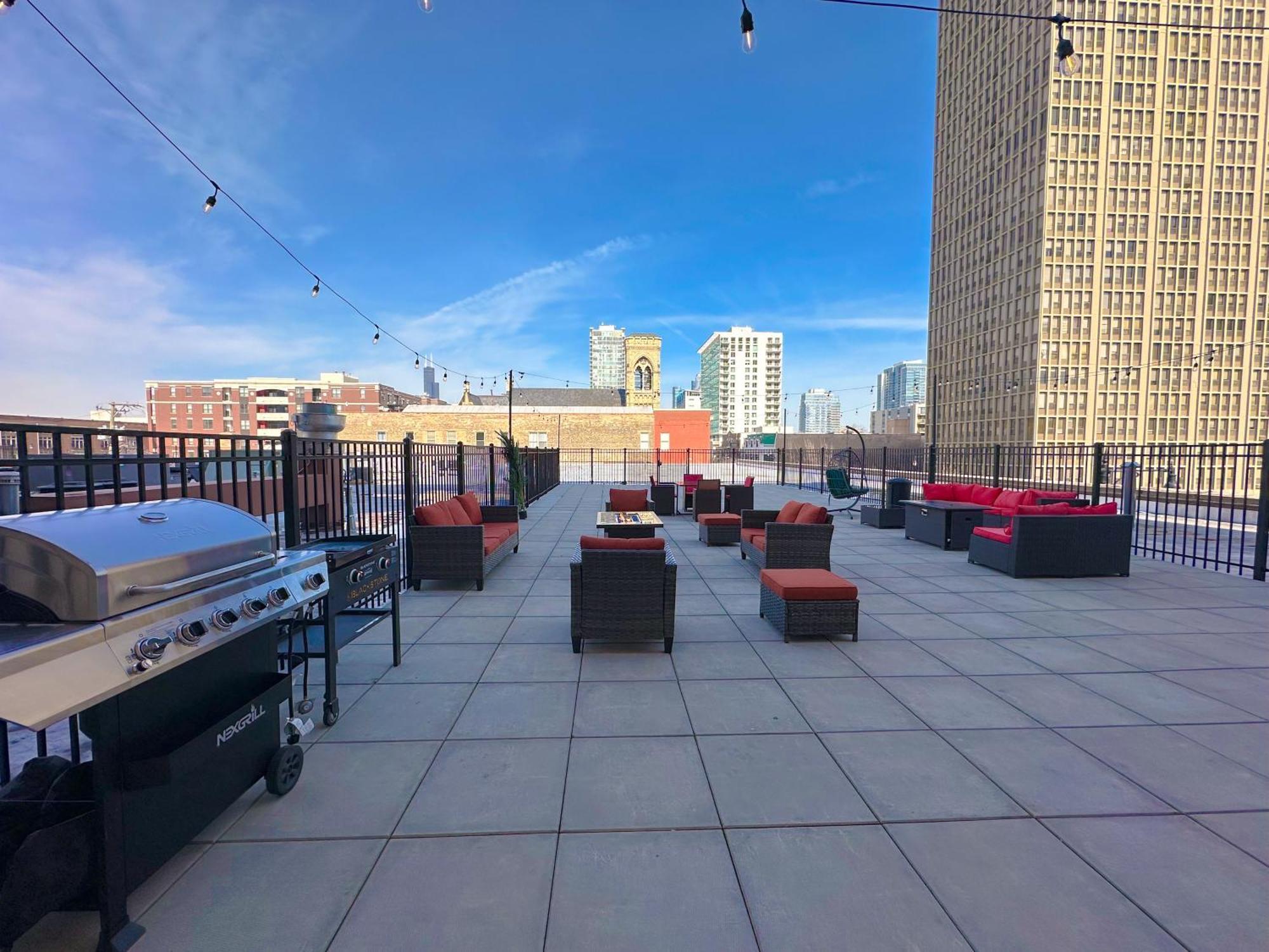 Mccormick Place 3Br Luxury Penthouse Duplex With Personal Rooftop And Optional Parking For 8 Guests In Chicago South Loop Eksteriør billede