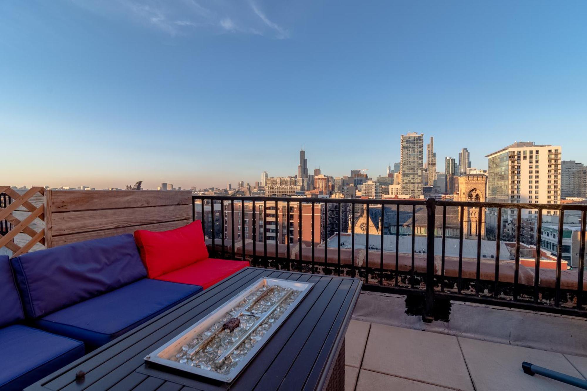 Mccormick Place 3Br Luxury Penthouse Duplex With Personal Rooftop And Optional Parking For 8 Guests In Chicago South Loop Eksteriør billede
